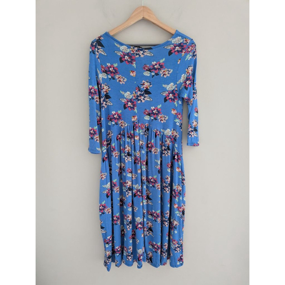 NWT Agnes & Dora Jersey Knit Stretchy Boho Floral Casual Dress Size XS - Picture 2 of 7